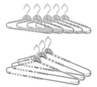 Cabilock 8 pezzi Grucce Estraibili Extra Larghe Regolabili per Trapunte e Cappotti Ganci Rotanti Pieghevoli per Asciugatura Abbigliamento e Biancheria Grucce Multifunzionali Salvaspazio