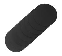 Cabilock 8 pezzi Rotondo Mandala Nero per Disegno e Pittura DIY Carta Kraft Spessa Resistente per Progetti Decorativi e Artigianato