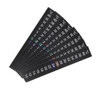 Cabilock 8 pezzi Striscia Termometro per per Monitoraggio Temperatura Adesivi LCD Cambiamento Colore per Serbatoi e Altri Acquatici