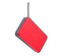 Cabilock 80 borsa CD contenitore CD portafogli custodie per dvd porta CD custodia per dvd porta dvd Archiviazione degli organizzatori CD plastica rosso