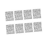 Cabilock 8pezzi Adesivi Alfabeto e Numeri Per Caselle Postali Etichette Decorative Autoadesive Impermeabili e Adatte Per Interni Ed Esterni Facili Da Applicare Per Decorazioni Fai Te