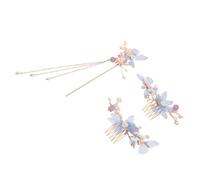 Cabilock Accessori Capelli Hanfu Cinesi con Nappa Lunga Pettine e Forcine Eleganti per Donne e Ragazze Adatti per Matrimoni Feste e Performance Tradizionali