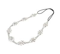 Cabilock Accessorio per Chioma da Sposa con Pietre Decorative, Cerchietto Elastico in Lega, Elegante per Matrimonio e Festa, per Spose e Donne