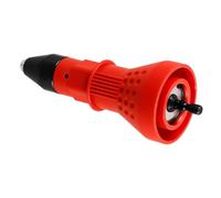 Cabilock Adattatore Per Rivettatrice Elettrica Rosso Conversione Per Trapano Con Inserto Rivetti Strumento Di Rivettatura Preciso e Resistente Accessorio Per Aumentare Efficienza Lavoro