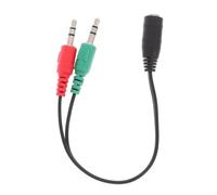 Cabilock Adattatore Splitter Audio in Cavo Jack Maschio per Cuffie e Altoparlanti Compatibile Smartphone Resistente e Pratico per Condivisione Musica