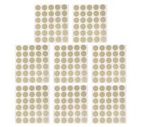 Cabilock Adesivi Gratta e Gioca Rotondi Dorati 1 Pollice, Etichette Adesive Grattabili Autoadesive 8 Fogli 240 Pezzi, per Biglietti Lotteria Fai da Te, Matrimoni e Premi