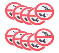 Cabilock Adesivi Promemoria Bagno Pubblico Pvc Resistenti, Bersaglio Divertente per Addestramento Vasino Ragazzo Ragazza, Cartelli Vietato Uso Wc, Set 8 Pezzi per Pulizia Uffici e Locali