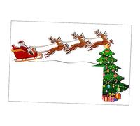 Cabilock Adesivo murale Decorazione Natalizia Striscione Natalizio Neve Finta Decorazioni Porte Natalizie Decorazioni per Porte Natalizie Decorazione casa Adesivo per Muro di Legno