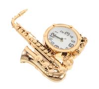 Cabilock Alarm Clock Saxofono Vintage Decorazione Retro per Camera da e Ufficio Articolo da Musicale Non Include Batteria