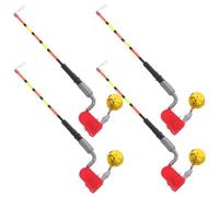 Cabilock Allarme di Abboccata a LED Sensibile per Pesca con Esche Artificiali Segnalatore Acustico e Luminoso per Pesca Notturna Set 4 Pezzi con Indicatore Elettronico