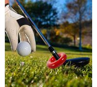 Cabilock Anelli da Golf Appesantiti in Ferro 2 Pezzi per Allenamento Swing Presa Antiscivolo Ausilio Pratica Golf per Sviluppare Forza e Controllo Adatti a Golfisti di Tutti i Livelli