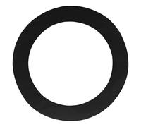 Cabilock Anello Protettivo per Cerchio Grancassa in Pet Nero Paraurti Adesivo per Bordo Tamburo Accessorio per Percussioni Installazione Rapida Protezione Apertura Batteria per