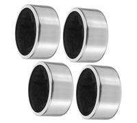 Cabilock Anello Salvagoccia Vino in Acciaio 4 Pezzi per Bottiglie Anello Antigoccia per Collare Antitrabocco Accessorio Vino per Casa e Ristorante