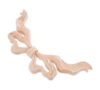 Cabilock Applique in Legno Massello Intagliato a Fiocco Europeo Decorazioni Murali Intagliate 3D per Mobili e Pareti Elemento Decorativo Fai da Te per Soggiorno e Camera da Letto