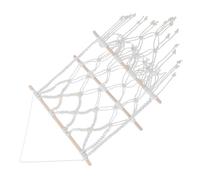 Cabilock Arazzo in Macramè Arazzo Decorativo Nappe Libri Fatto Mano Portavasi Portaoggetti Ciondolo Da Parete Nappe Ciondolo