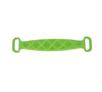 Cabilock Asciugamano Silicone Per Massaggio Alla Schiena Telo Per Doccia Con Manico Ergonomico Facile Da Pulire e Portatile Per Esfoliare e Rigenerare La Verde
