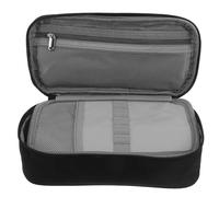 Cabilock Astuccio Portapenne Grande Capacità Oxford Nero Organizer Portatile per Cancelleria e Materiale Scolastico con Divisorio Interno per Studenti e Uso Ufficio