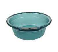 Cabilock Bacinella Tonda per Lavaggio a Mano e Pediluvio con Doppia Maniglia in Plastica Blu Capacità Spaziosa per Uso Domestico Semplice ed Elegante