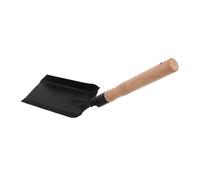 Cabilock Badile Piccolo in Ferro con Manico in Legno Ergonomico Antiscivolo Pala Leggera per Giardinaggio Piantagione e Rimozione Cenere Utensile Multifunzionale Portatile per Esterno e