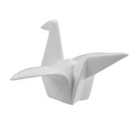 Cabilock Bianca Gru Origami Decorativa Scultura Minimalista da e Ufficio Compatto e Resistente per Moderno