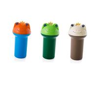 Cabilock Bicchiere da Bagno a Forma di Rana in Eva per Ragazzo Ragazza, Facile da Usare per Risciacquare Shampoo, per Bagno e Piscina, Design Cartoon Verde Divertente
