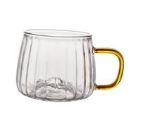 Cabilock Bicchiere Vetro Termico con Tazza per Latte e Bevande Design e Ristoranti Facile da e Maneggiare Capacità per e Amici