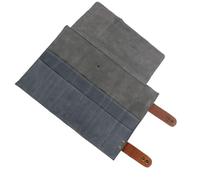 Cabilock Borsa da Barbiere in Pelle Slot per Forbici e Pettini Organizer Professionale per Strumenti da Parrucchiere Rotolabile e Compatta Regalo per Parrucchieri e Saloni di Bellezza