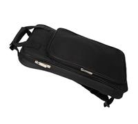 Cabilock Borsa Porta Bacchette Batteria in Oxford Resistente con Tracolla Regolabile e Maniglia Ampio Organizer per Bacchette Jazz e Mallets Custodia Multiuso per Accessori Batteria Nero