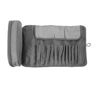 Cabilock Borsa Porta Pennelli Design Semplice e Pratica Chiusura Patta Custodia per Cosmetici e Articoli da Toeletta Fondo in Tessuto Spesso per Proteggere Pennelli Professionali Organizer