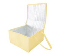 Cabilock Borsa Termica Per Spesa Con Cerniere Borsa Per Alimenti Con Conservazione Del Calore Riutilizzabile Per Trasporto Di Pizze e Torte Adatta Per Barbecue Picnic Spiaggia