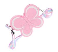 Cabilock Borsetta Farfalla in Silicone Rosa per Bambine, Morbida e Versatile, come Accessorio alla Moda per Decorare lo Zaino da Portare al Polso