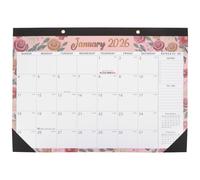 Cabilock Calendario da parete 2026-2027: Calendario floreale per il conto alla rovescia - da gennaio 2026 a giugno 2027. Planner mensile per la pianificazione in ufficio e in classe.