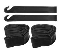 Cabilock Camera D'aria Bici, Pneumatico Interno Sportivo, Set 12-20x1.75/2.125 Leva Smontagomme, Gomma e Abs, Nero, Tenuta e Anti-invecchiamento, per Mountain Bike
