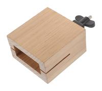 Cabilock Campanaccio in Legno Quadrato per Musicisti Suono Pulito e Risonante, Accessorio per Batteria Montabile, Design Tradizionale ed Elegante, per Ensemble Musicali