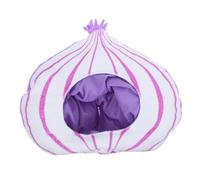 Cabilock Cappello Peluche Forma Cipolla Divertente per Feste Halloween e Accessorio Costume Vegetale e Resistente per Foto e Cosplay