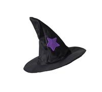 Cabilock Cappello Raffinato e Semplice Costume per Gatto da Strega Nero Halloween Accessorio per Festa e Party Animali Domestici