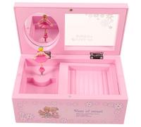 Cabilock Carillon Artigianato in Legno scatole Musicali bambù Rosa