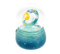 Cabilock Carillon con Sfera di Cristallo Astronauta Verde Decorazione Luminosa per la Casa e Camera da Letto Regalo Compleanno per Bambine Musica Integrata e Fiocchi Galleggianti Senza