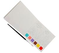 Cabilock Carta, Colorare ad Acquerello Tascabile Riutilizzabile | Attività All’aperto e Graffiti, Leggero e Comodo da Portare, per Coltivare L’interesse dei Piccoli