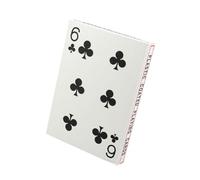 Cabilock Carte da Gioco Grandi 4 Volte, Carta Bianca per Tavolo | Pratiche e Portatili, Buona Resistenza alla Rottura, per Gioco da Tavolo e Feste