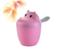Cabilock Cartone Animato A Forma Di Ippopotamo Per Il Bagnetto Dei Bambini Tazza Per Risciacquo Shampoo Cucchiaio Doccia Giocattoli Per Il Bagnetto Dei Bambini