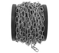 Cabilock Catena Facile Sospesa e per Inossidabile da Leggera Acciaio Appenderestallare Maglia Piccola Spessore 0,08 Pollici Luci Accessori Adatta per Uso Domestico e Campeggio