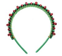 Cabilock Cerchietto con campana di Natale fasce natalizie per le donne della fascia di natale cerchietti natalizi o io fascia per ia a campana