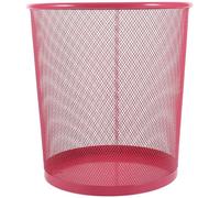 Cabilock Cestino per Rifiuti in Rete Piccolo senza Coperchio Bidone Leggero in Ferro per Ufficio e Camera da Letto Contenitore Pratico per Bagno e Casa Design Traforato Resistente e