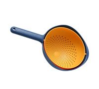 Cabilock Cestino Scolapasta con Filtro per Lavello Cucina Scolapiatti Portatile per Frutta e Bacinella Scarico per Uso per Lavaggio e Sgocciolatura Facile