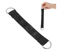 Cabilock Cinghie per Appendere Puleggia Fitness in Poliestere Nero Cinghie per Oscillare Corda Sospesa Resistente Usura e Multiuso per Palestra e Allenamento a Casa