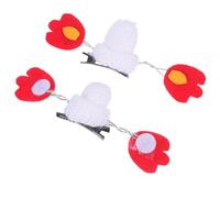 Cabilock Clip per Capelli Halloween Donna con Mini Cappello Maglia e Design Fiamma Fermagli Laterali Leggeri per Feste Cosplay e Travestimenti Accessori per Capelli Tema Strega