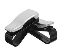 Cabilock Clip Portaocchiali da Sole per Visiera Auto in ABS Resistente Set 2 Pezzi Multifunzione per Riporre Occhiali Carte e Biglietti Organizer per Interno Auto Compatibile Vari