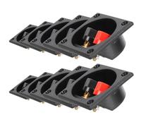 Cabilock Connettori per Cavi Altoparlanti 10 Pezzi Kit Terminali Subwoofer Auto Piastra Morsettiera per Casse Acustiche Fai da Te Installazione Veicolare