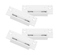 Cabilock Contatto Magnetico Rilevatore Porta 4 Pezzi ABS Bianco per Allarme Finestre e Porte in Casa e Negozio Installazione Rapida